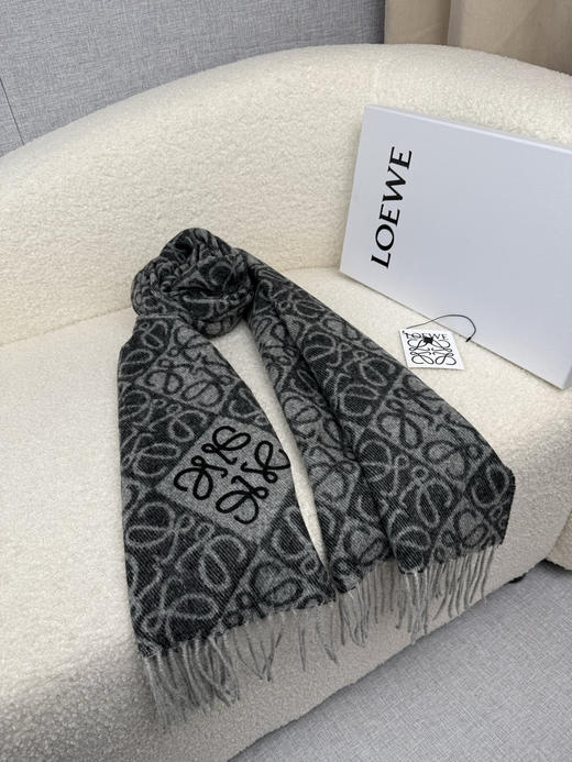 秋冬特惠💰300 罗意威围巾【棋盘格-植绒-刺绣】 商品图7