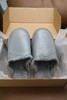 【头层牛皮 高密法兰绒保暖】冬季拖鞋男女款（B032603） 商品缩略图8