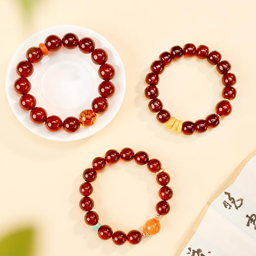 汀青·赤金凝脂缅甸老矿血珀专场 | 新年贵气首饰，色泽浓郁如血，光芒璀璨夺目 商品图7