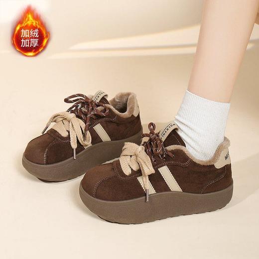 【YW】无忧购棉鞋女百搭保暖厚底加绒休闲板鞋女德训鞋8899（截单后3-5天发货） 商品图3