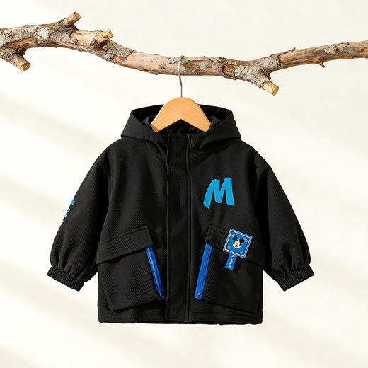 迪士尼前开连帽个性口袋潮酷外套XD3DS073 商品图7