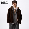 NPC潮牌复古老钱风仿【环保皮草】连帽拉链棉服男防泼水NP4CTJ04 商品缩略图1