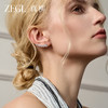 ZEGL设计师微笑弧度系列耳骨夹女轻奢气质耳环精致高级无耳洞耳饰 商品缩略图0