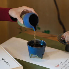 【预售7天】万仟堂茶杯主人杯个人专用高档陶瓷茶杯单杯功夫小茶杯只此青绿 瓷器商品不支持七天无理由