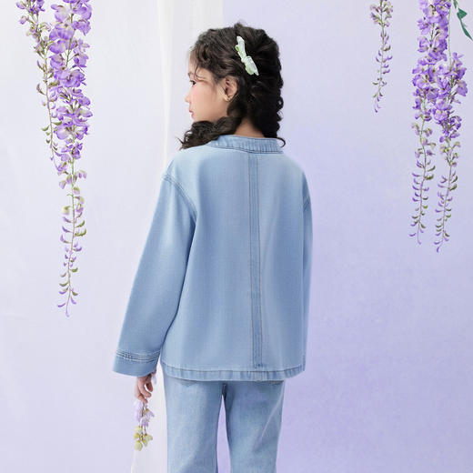笛莎Deesha观山见女童牛仔外套 商品图4