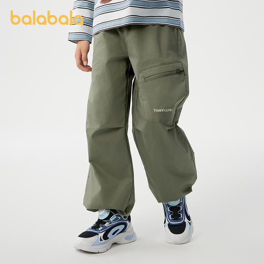 巴拉巴拉童装男童长裤儿童裤子春装工装裤宽松时尚户外耐磨保型 商品图2