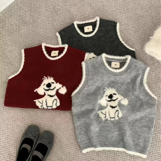 年货小狗水貂马甲 商品图3