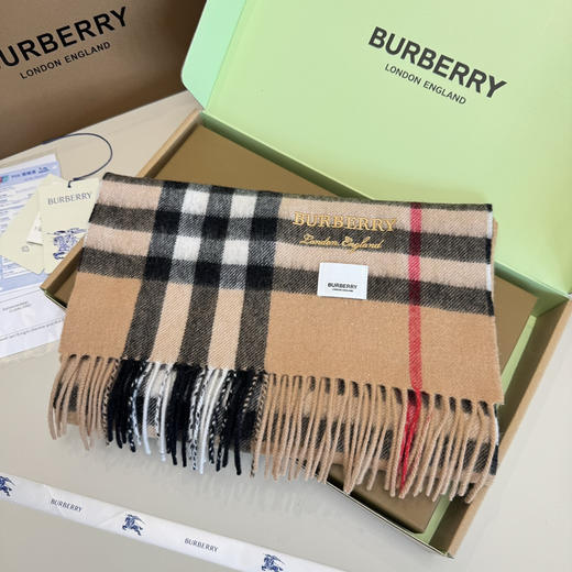秋冬特惠💰240 巴宝莉男女围巾 经典格纹款 商品图6