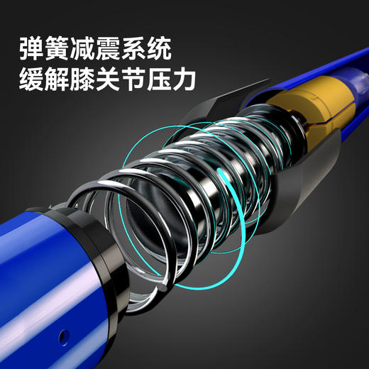 伯希和户外登山杖女铝合金伸缩手杖专业徒步装备轻便防滑拐杖男冬 商品图2