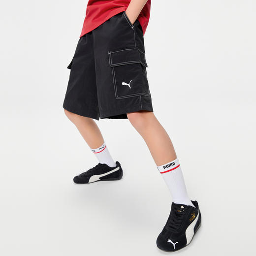 PUMA彪马官方正品 新款儿童夏季短裤运动风工装短裤时尚有型 商品图0
