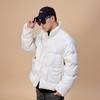 NPC潮牌【雅丹风】贴布绣90%白鸭绒立领盘扣羽绒服新中式NP4ADJ08 商品缩略图2