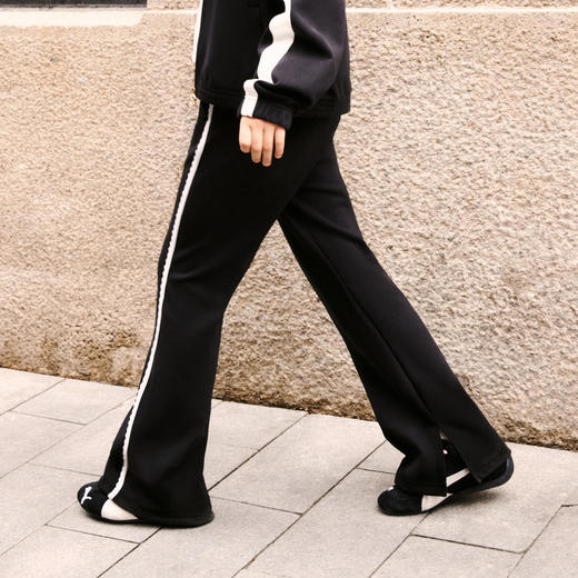 PUMA彪马官方正品 新款儿童女童秋季针织长裤微喇裤潮酷有型 商品图4