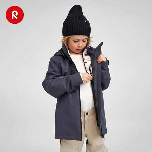 芬兰reima2026春季新款男女儿童中童拒风拒水舒适耐穿运动夹克 商品图1