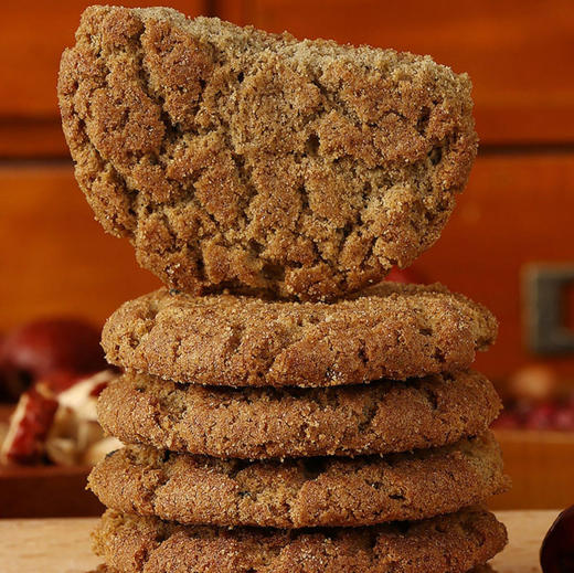 【2盒装】五黑桑葚五谷桃酥木糖醇糖人饼干糕点零食、休闲零食，400g/盒 商品图1