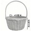 INS风手工编织花篮 /白色花篮/提篮 商品缩略图4