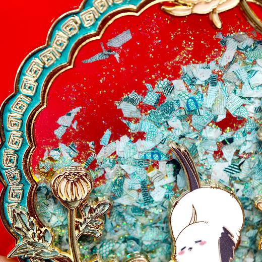 【南昌印钞】流沙花卉冰箱贴！含人民币碎屑！ 商品图12