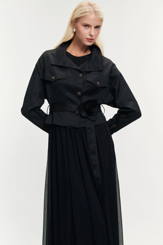 SAFICOO  复古摩登 上松下紧多风格小夹克外套 商品图0