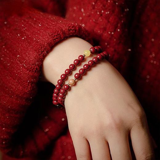 五行朱砂多宝双圈手串【下单后3天发出】 商品图4