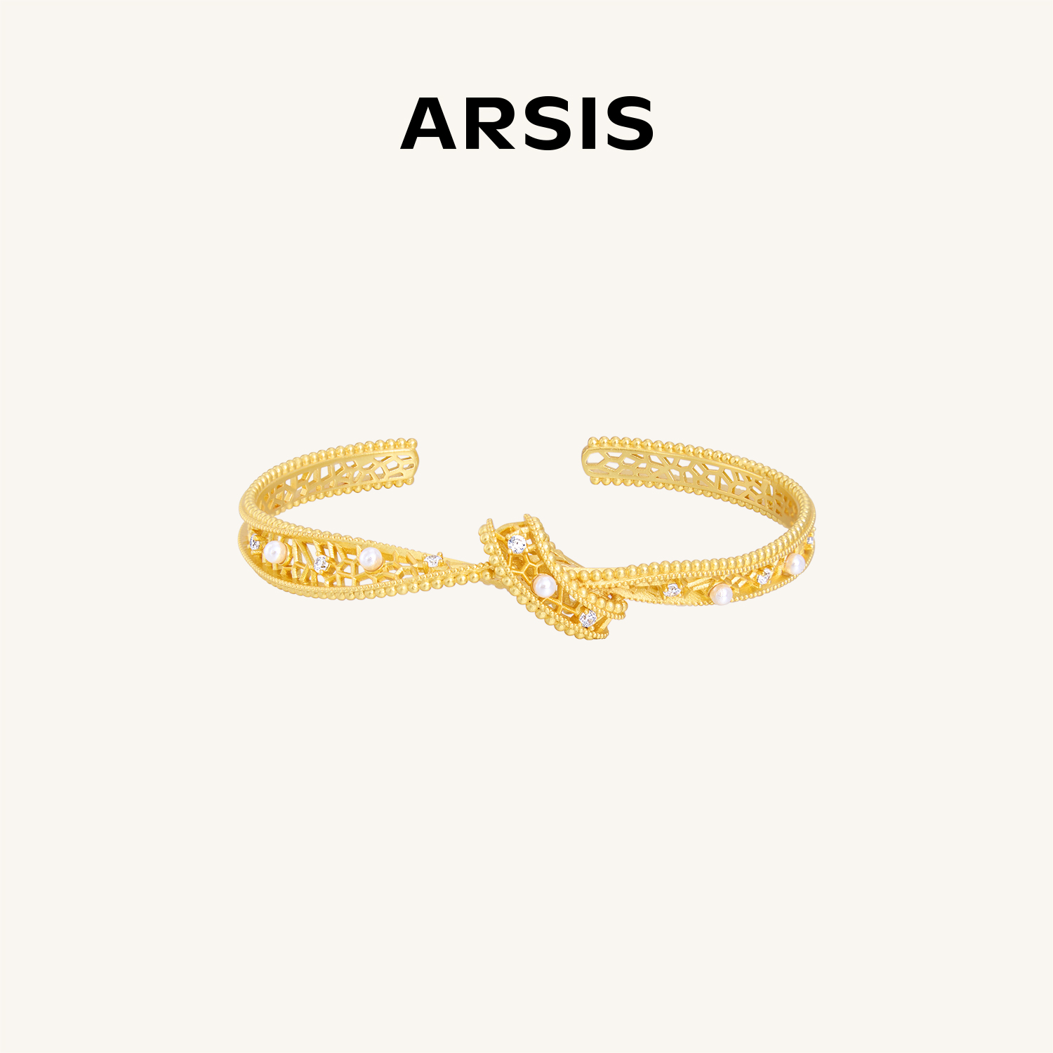 ARSIS｜纯真年代系列 复古飘带手镯