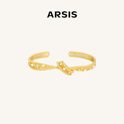 ARSIS｜纯真年代系列 复古飘带手镯 商品图0