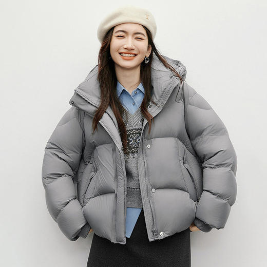 西遇费尔岛背心毛衣女2026年春季新款几何纹提花无袖v领针织马甲SS060067 商品图3