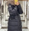 重磅渠道   毛领经典boedic  欧标90白鹅绒   长款连帽羽绒服 商品缩略图1