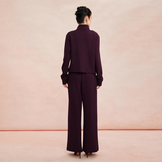 RE101斯尔丽26新款休闲时尚舒适好穿套装拉链上衣+直腿裤套装 商品图2