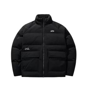 安踏男2025冬季新款保暖防风防泼水立领宽松外套羽绒服172548911