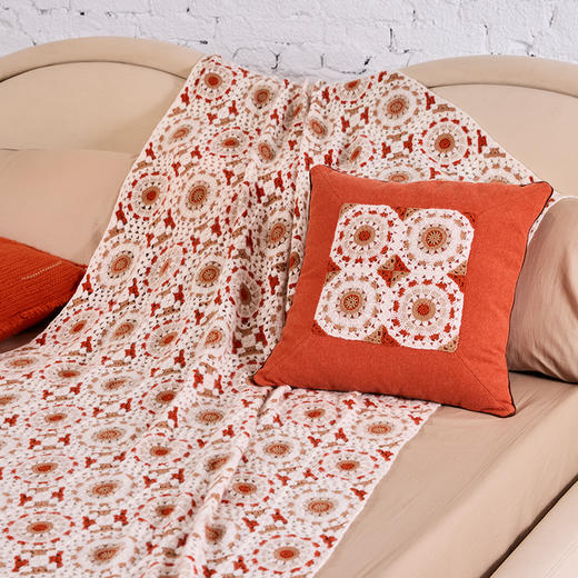 纯手工羊绒钩针毯 SJF95P660A 商品图4
