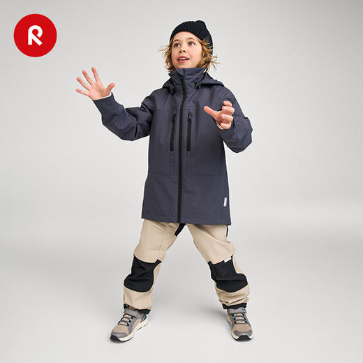 芬兰reima2026春季新款男女儿童中童拒风拒水舒适耐穿运动夹克 商品图2