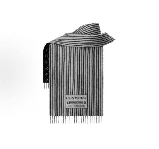 秋冬特惠💰360 LV围巾 流苏饰边 绵羊毛 绒线围巾 男女同款情侣款 尺寸：35X240cm 95%纯羊毛 5%山羊毛 商品图8