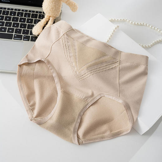 【3条💰99元，5条💰149元】本命年红色 高腰无痕优雅塑形 真丝无缝一体成型高弹内裤 桑蚕丝包臀无痕三角裤轻塑必买系列【纯福利分享，贴身衣物不支持退换，请知悉】40749 商品图4