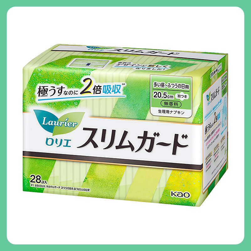 KAO花王乐而雅S系列零触感瞬吸超薄日用卫生巾 20.5cm*28片【一般贸易仓发货】