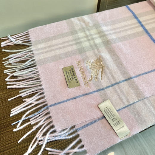 秋冬特惠💰240 巴宝莉男士女士围巾新品 经典条纹编织围巾 商品图8