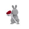 【永生公仔】ROSEONLY诺誓 永生玫瑰 守爱狗 甜心兔 告白熊 嘻嘻猫 公仔玫瑰花礼盒 送爱人女友礼物 商品缩略图4