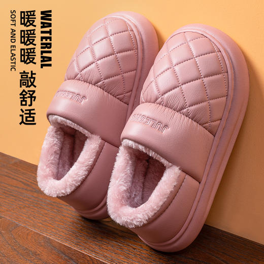 【皮革泡芙防水包根保暖鞋1027】✅  耐磨防滑老北京棉鞋、毛毛很软很舒服✅  一脚蹬穿脱比较方便，适合中老年人  鞋面不臃肿、底很厚实防滑✅  36-45码 可选 ！  男女款! 商品图9