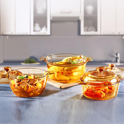 康宁VISIONS 晶彩系列透明锅--1.5L   VS-15-E/KZ22 商品图2