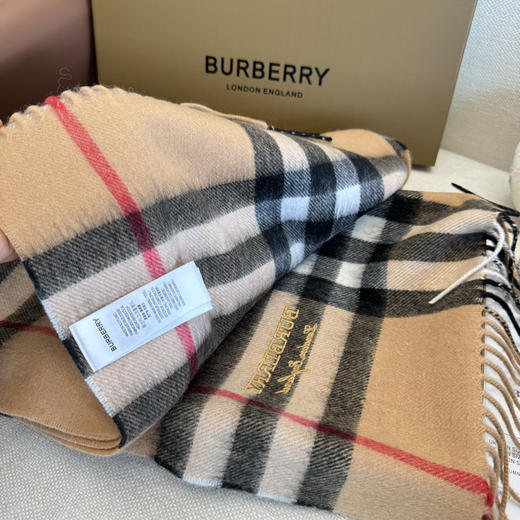 秋冬特惠💰240 巴宝莉男女围巾 经典格纹款 商品图8