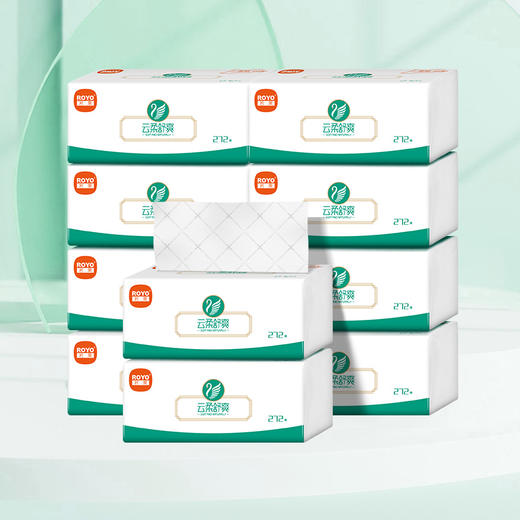 若禺商用软抽纸云柔舒爽系列抽取式面巾纸4层加厚272张/包原生竹浆柔软亲肤1件120包LZ2R04 商品图4