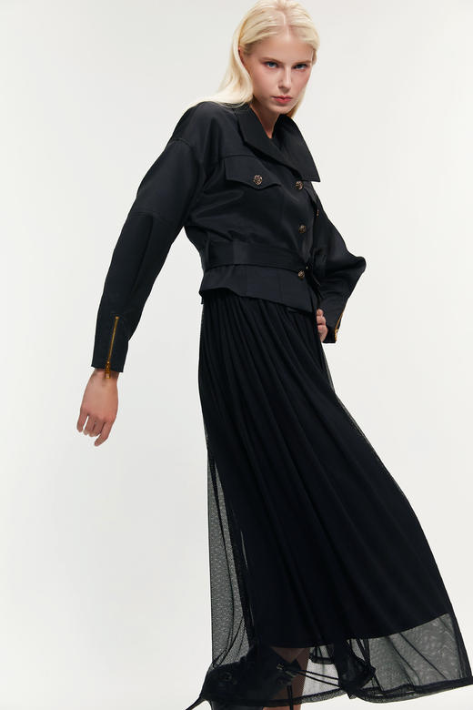 SAFICOO  复古摩登 上松下紧多风格小夹克外套 商品图2