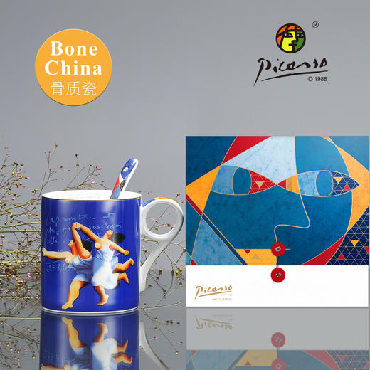 毕加索骨瓷艺术马克杯1人 商品图0