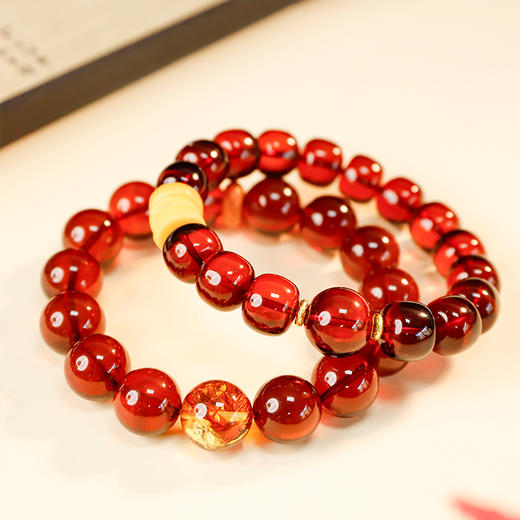 汀青·赤金凝脂缅甸老矿血珀专场 | 新年贵气首饰，色泽浓郁如血，光芒璀璨夺目 商品图6