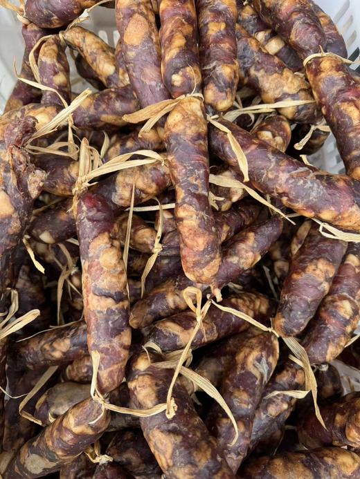 灌肠 | 粮食喂养十二个月的黑猪 手工切块和灌装 五香口味/ 极客农场，偏咸口，适合焖米饭或者配馒头食用。⭐️顺丰/京东随机发 商品图11