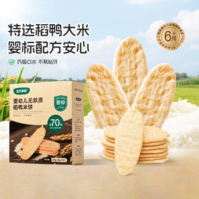 宝贝易餐婴幼儿无麸质稻鸭米饼40g（4g*10）
