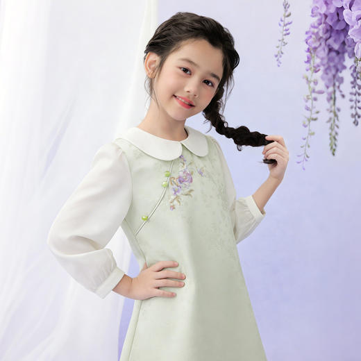 笛莎Deesha观山见女童连衣裙 商品图1