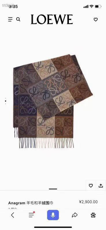 秋冬特惠💰240 罗意威围巾【高版本】男女中性款 商品图0