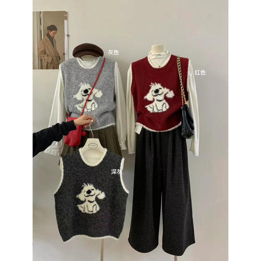年货小狗水貂马甲 商品图1