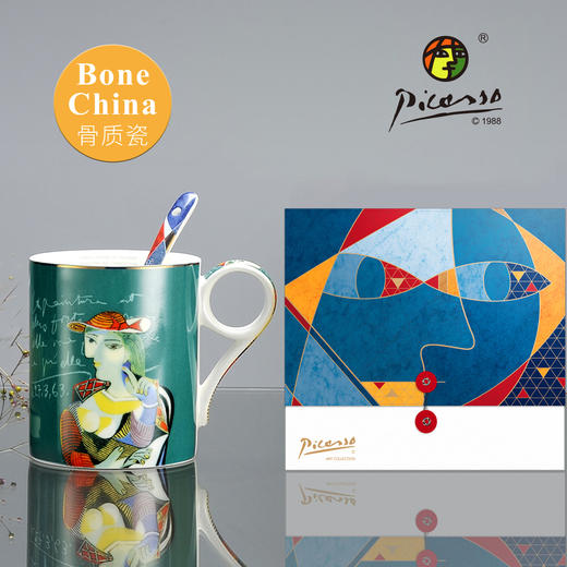 毕加索骨瓷艺术马克杯1人 商品图1