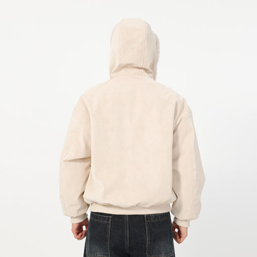 男款冬季加绒连帽毛边夹棉外套-纪念日百货门店同款168194128 商品图2