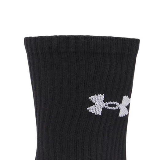 【五一尖货限时专享】
安德玛UNDERARMOUR运动2026S/S中性中筒袜 6009685-008 商品图4